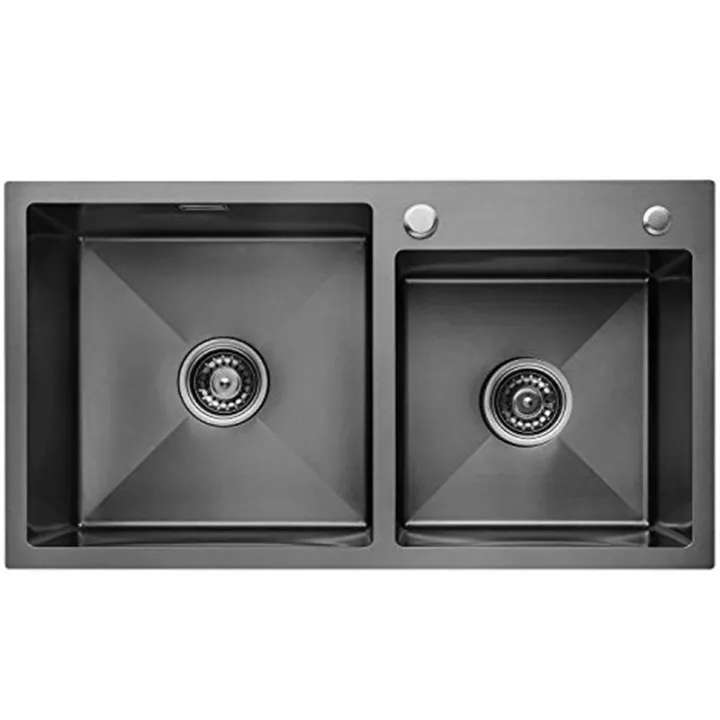 TekaSpain%20Handmade%20Stainless%20Steel%20Kitchen%20Sink%2036%20x%2018"%20(BLACK)%20-%20Image%202