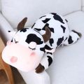 1PC New Animal Cartoon Cows Stuffed Plush Toy Cute Cattle Milk Cow Comfortable Soft Toy for Kids Present Gift. 