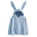 Women Cute Bunny Girl Hoodie Casual Long Sleeve Sweatshirt Pullover Rabbit Ears Plus Size Sweatershirt Harajuku Hoodies свитшот. 