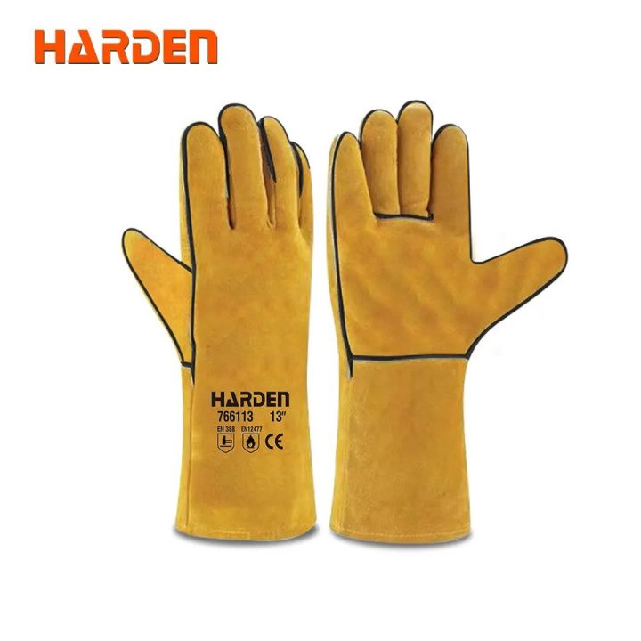 Harden%20%2013"%20Welding%20Gloves%20top%20quality%20Heat%20Resistance%20Long%20Cow%20Split%20Leather%20Glove%20Welding%20Gloves%20for%20Welder%20766113%20-%20Image%202