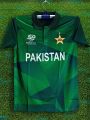 Pakistan T20 World Cup Jersey 2026/2027 Half Sleeve Collar Polo Cricket Jersey For Men - Pakistan Cricket Jersey 2026. 