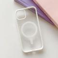 Transparent Acrylic Hard Phone Case for Apple IPhone 11,Magsafe Magnetic Wireless Charging Cover. 