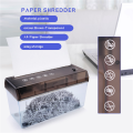 USB Electric Dual Purpose Paper Shredder Desktop Mini Financial Bill A4 Paper Shredder Paper Cutter for Home Office. 