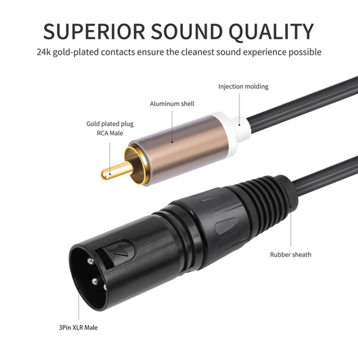 2RCA%20to%202xLR%203-Core%20XLR%20Cable%20Mixer%20Power%20Amplifier%202%20RCA%20to%202%20XLR%20Male%20HiFi%20Stereo%20Audio%20Connection%20Mic%20Cable%20Active%20Speaker%20Microphone%20Audio%20Cable%20-%20Image%205