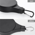 12 Pack Plant Pulley Retractable Hanger Plant Pulley Adjustable Height Wheel for Hanging Plants Indoor Black.