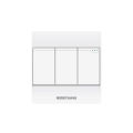 Wener Super Series 16A Three Gang Two Way Electrical Wall Switch Socket 3Gang.