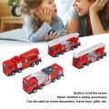 Fire Truck Toy Set, Rust Proof  Fire Truck Car Toys Set   for  Kindergarten for Home. 