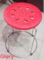 Stainless Steel Round Stool/ SS steel stool/Stool for Office and Home by Chair Land (1PCS).