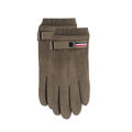 New Winter Warm Gloves Men's Outdoor Riding Suede Gloves Fleece-Lined Thickened Cold Protection Touch Screen Gloves. 