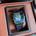 New ZIDO Good-looking Leisure Sports Richard Men's Watch Men's Waterproof Non-Mechanical Watch High-End Quartz Watch.