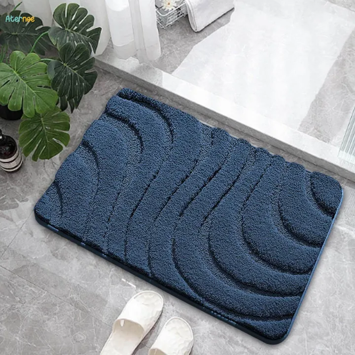 Rug%20Wear%20Resistant%20Anti%20Slip%20Washable%20Bath%20Carpet%20Door%20Mat%20for%2040cmx60cm%20Blue%20-%20Image%204