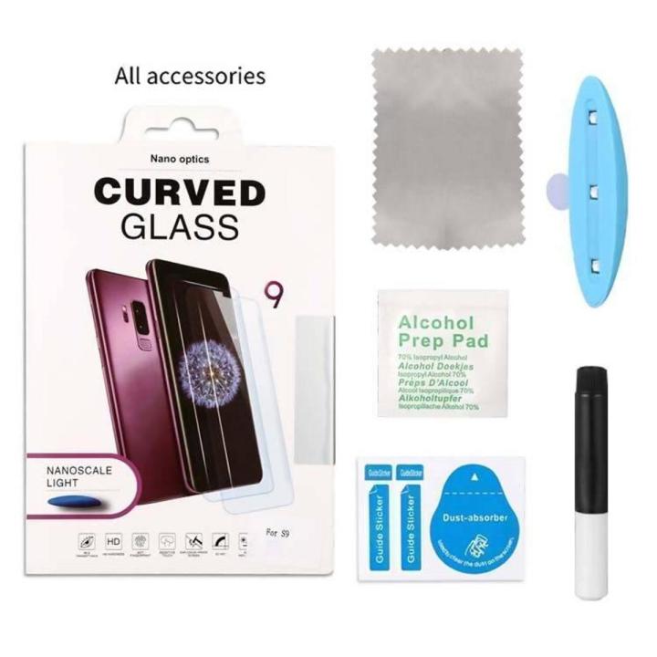 Samsung Galaxy s7 edge UV Light Adhesive Tempered Glass