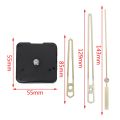 2Pcs Clock Mechanism Diy Kit Mechanism for Clock Parts Wall Clock Quartz Hour Minute Hand Quartz Clock Movement Home Decoration - Black & Black + Gold - Black & gold & black. 