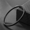 Black Round Bracelet For Man. 