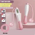 Cordless Jump Ropes Smart Electronic Intelligent Counting Wireless Skipping Rope Calorie Consumption Fitness Body Building Exercise Jumping Rope. 