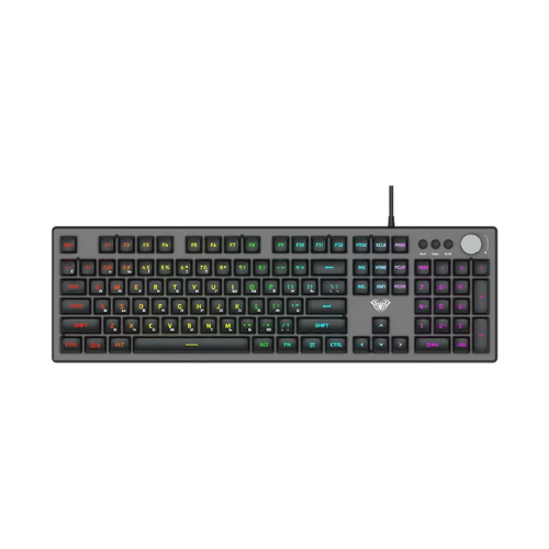 Aula F2028 Wired Black Membrane Gaming Keyboard
