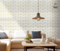 4p - 3D Design Decorative Foam Brick Solid Color Wallpaper Sticker Waterproof Anti-collision Wall Sticker. 