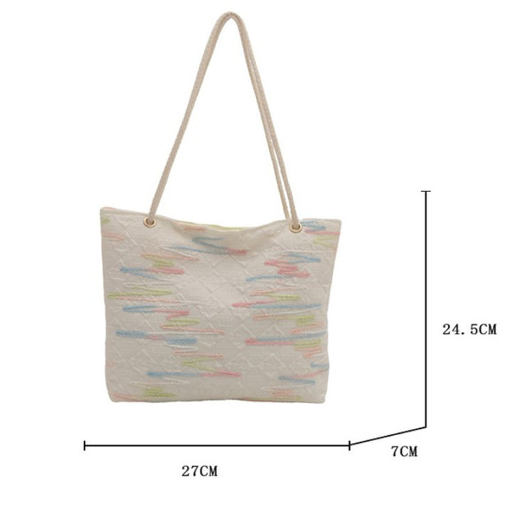 Stripe%20Large%20Capacity%20Tote%20Bag%20Students%20Classroom%20Canvas%20Bags%20Bags%20Women%202024%20Summer%20Shoulder%20Armpit%20Bag%20Mzea%20-%20Image%202