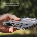 Titanium Wood Stove - Ultralight Folding Camping Burner. 