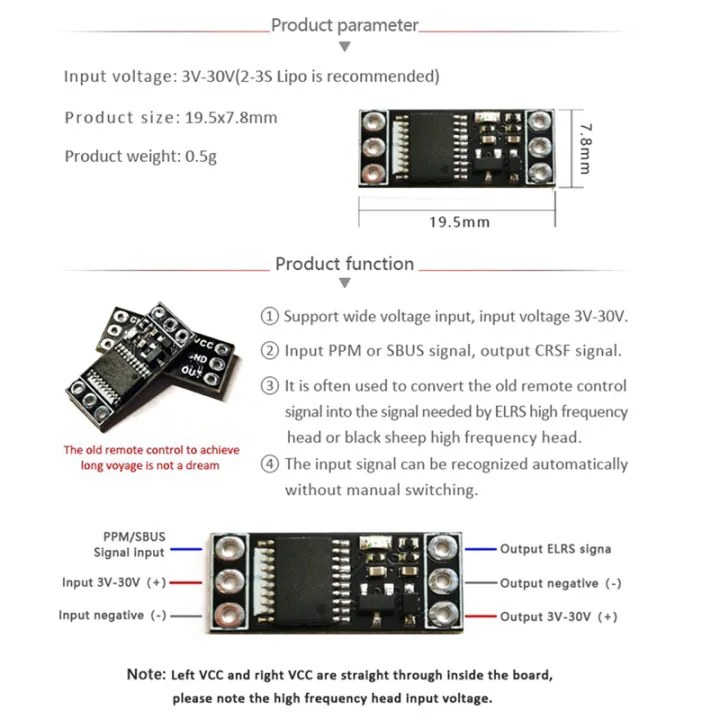 CR1%20Module%20PPM/SBUS%20to%20ELRS%20CRSF%20Adapter%20Board%20Black%20Adapter%20Board%20PCB%20Adapter%20Board%20for%20AT9S%20WLFY%20Transmitter%20-%20Image%206