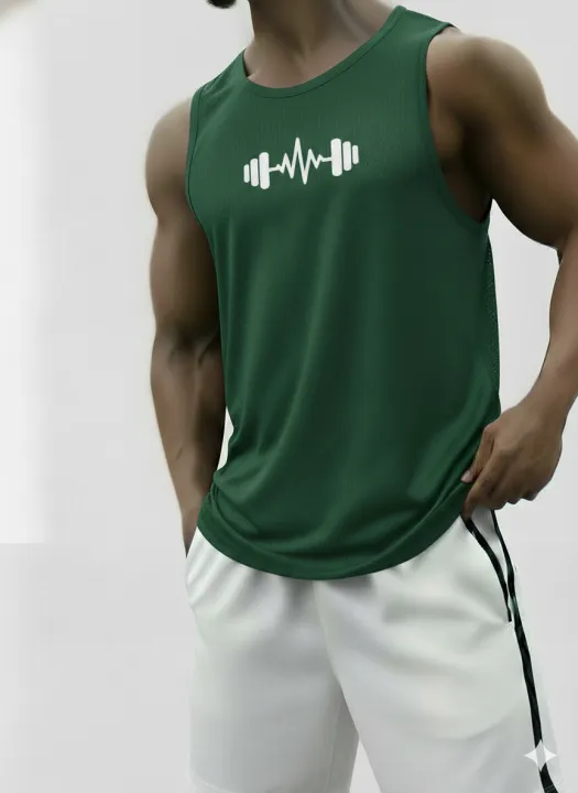 STAR%20Premium%20%20China%20mesh%20tank%20top%20//%20Sleeve%20less%20workout%20%20T-shirt%20For%20men%20-%20Image%203