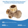 1 Three-Way Air Compressor Check Valve Direct Connection Air Compressor Check Valve,Valve Port: 20mm 16mm 10mm.