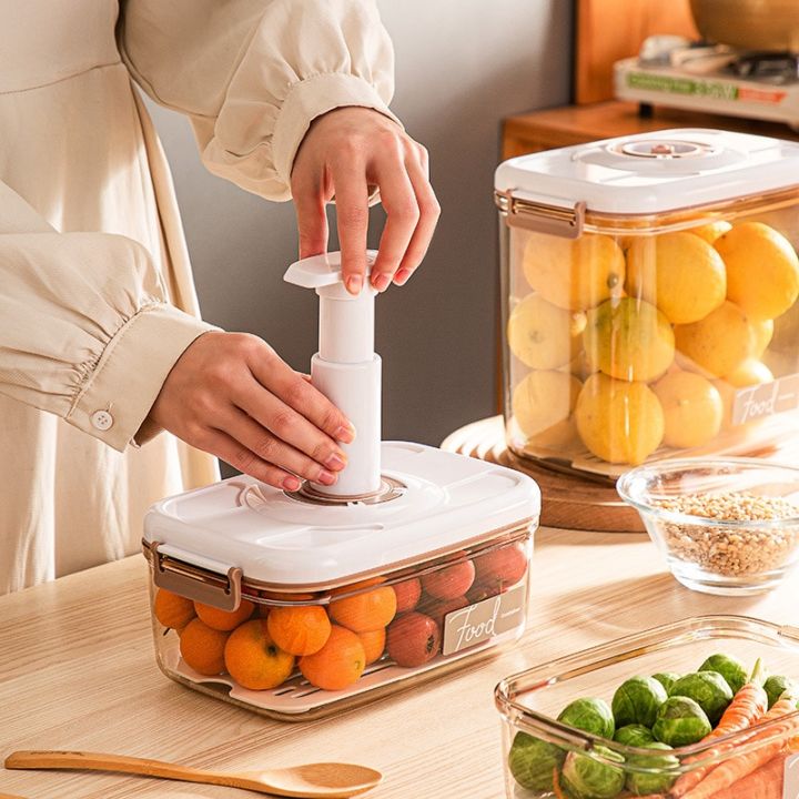 Vacuum%20Sealed%20Canister%20Household%20Fresh-keeping%20Box%20Refrigerator%20Food%20Organizers%20Containers%20Drainable%20Kitchen%20Storage%20Fruit%20Tank%20-%20Image%202