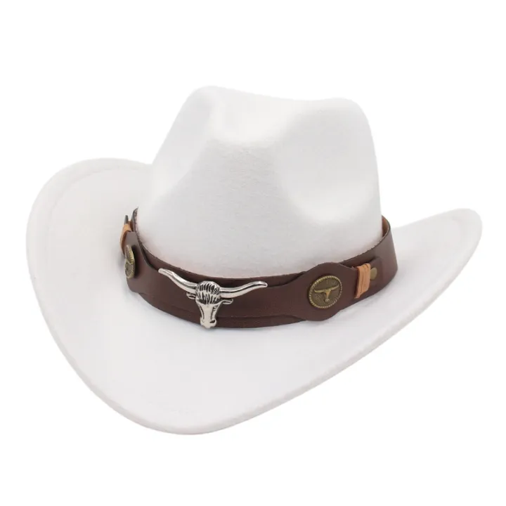 Western%20Men's%20Cowboy%20Hat%20for%20Women%202024%20Winter%20Autumn%20Black%20Wide%20Brim%20Bull%20Head%20Cowboy%20Man%20Felt%20Hats%20Jazz%20Cowgirl%20Caps%20-%20Image%207
