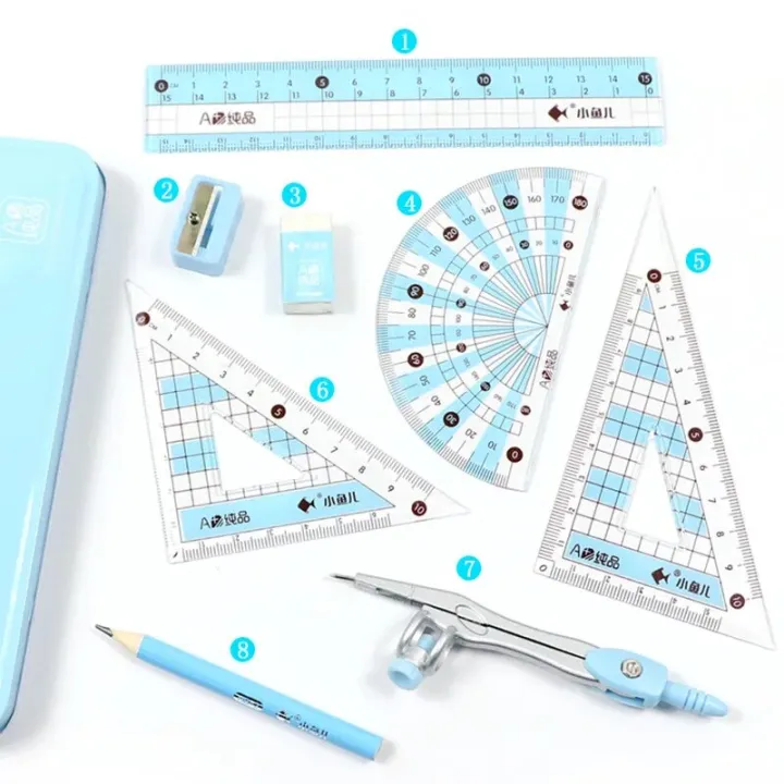 8Pcs/Set%20Ruler%20Compass%20Pencil%20Set%20Geometry%20Math%20Student%20Drawing%20Stationery%20Mathematical%20for%20Boy%20Girl%20Gift%20Kawaii%20School%20Supplies%20-%20Image%204