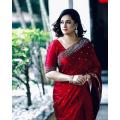 Indian Japani Silk New Saree High Quality Embroidery Work On Blouse.