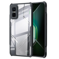 Infinix GT 30 Pro 5G, [Droproof] [Sweat-Proof] [Fingerprint-Proof] Shockproof Protective Phone Case Fits Infinix GT 30 Pro 5G,Black. White TPU Transparent. 