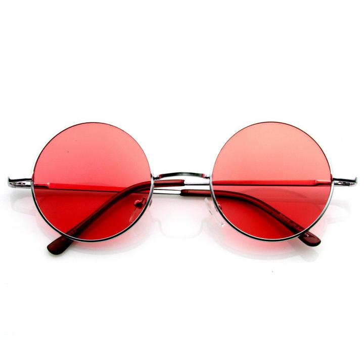 Red Spectacles Small Size Style Small Round Shape Red Sunglasses For Men and women | Daraz.com.bd