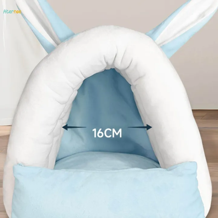 Guinea%20Pig%20Cave%20Beds%20Comfortable%20Rabbit%20Bed%20House%20for%20Hamster%20Rabbit%20Ferret%20blue%20-%20Image%204