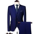 Suits For Men Blazers 2 Set Wedding Elegant 3 Pieces Luxury Business Jackets Vest Pants Formal Full Coats 2023. 