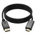Dp Male to Hdmi Male high quality cable 2m 4k support.