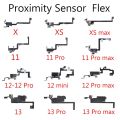 Ear Earpiece Speaker For IPhone 11 12 13 Pro Max MINI XS Max XR X Earphone Proximity Light Sensor Flex Ribbon Cable. 