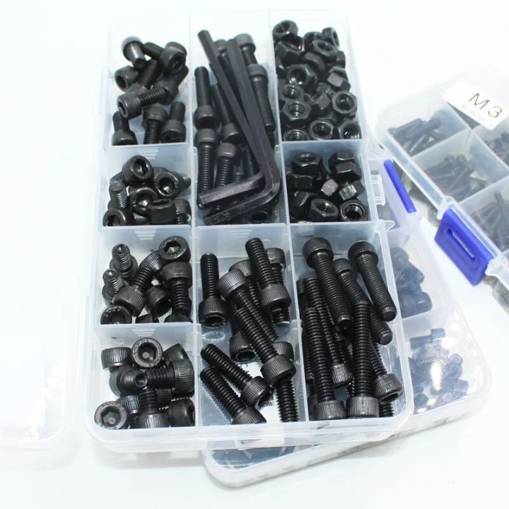 Hex%20Socket%20Cap%20Head%20Screw%20Nut%20Assortment%20Kit%20M2%20M3%20M4%20M5%20M6%2012.9%20Grade%20Carbon%20Steel%20Hexagon%20Socket%20Allen%20Head%20Bolt%20Nut%20Hex%20Key%20-%20Image%202