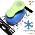 Different Size Snowflake Shaped Craft Punch Child Diy Tools Paper Cutter Eva Scrapbook Christmas Snow Hole Puncher. 