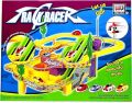 TOYMANIA Amazing Track Racer CAR Racing Toy Game Set for Kids. | with 4 Racing Cars and Helicopter. | Colorful Flashing Light Effects & Music. | Action Toy Game Set. 