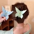French Retro Butterfly Hair Clips Back Of The Head Hair Claws Sweet Coiled Hairpin Women Lady Girl Headwear Hair Styling Tools.