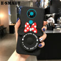 Phone Case Nokia 3.4 Back Cover Cute Cartoon Camera Stand Holder Silicone Soft Cases for Nokia 3.4 Makeup Mirror Phone Cover Case. 