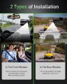 Dash Cam for Cars Car Camera Dash Cam 4K WIFI Camera for Car Front and Rear Dash Camera Wifi Dashcam Vehicle Black Box. 