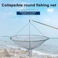 Foldable Fishing Net Portable Prawn Baits Crab Shrimp Net Drop Landing Fishing Pier Harbors Pond Net Crab Catch Net. 