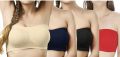 GLAMORAS Women's Nylon, Spandex non-Padded Wireless Full Coverage, Tube bra.