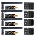 4Pcs NRF24L01+PA+LNA Wireless Module with Antenna 1100 Meters. 