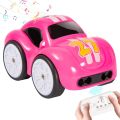【Krystal】Cartoon Remote Control Car Toy – 2.4G RC, Line‑Follow & Gesture Modes, USB Rechargeable, Ages 3+. 