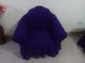 Turkey stretchable Victoria sofa cover 1 seat Solid Color. 