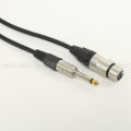 Female XLR to 1/4 (6.35mm) TS Mono Jack Microphone Cable Mic Cord for Dynamic Microphone / Sound Card / Speakers, Amps , Acoustic Music. 