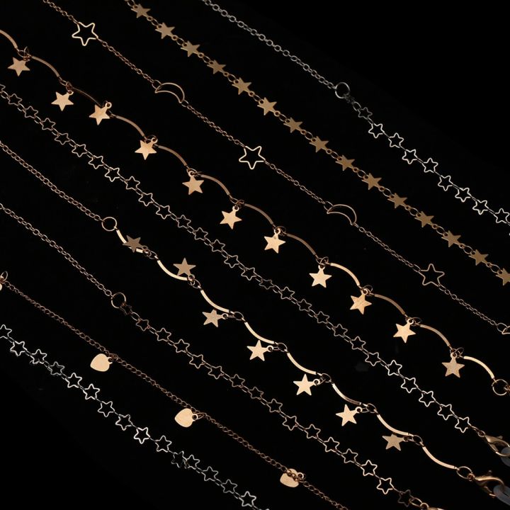 2021%20Fashion%20Sunglasses%20lasses%20Chains%20ask%20Chains%20ren%20Accessories%20Eyeglass%20Eyewear%20old%20Color%20Chain%20ift%20For%20Women%20s%20-%20Image%203