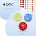 DIY random color Set of 100 sewing buttons Craft for kids DIY toys, Plastic, Random Color, 20mm. 